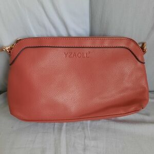YZAOLL Pink Vegan Leather Bag